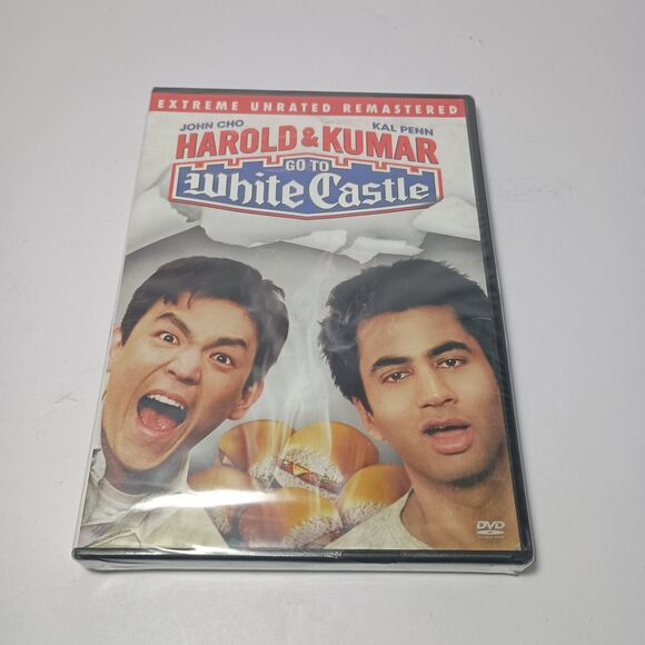 Harold & Kumar Go to White Castle Extreme Unrated Remastered DVD New - Picture 1 of 16